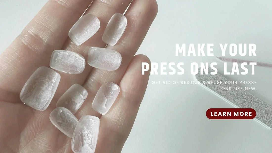 Make you press ons last. How to Remove Nail Glue Residue from Your Press-On Nails - Reuse Them Like New