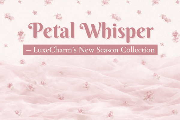 Petal Whisper by LuxeCharm | Hand-Painted Floral & Polka-Dot Press-Ons