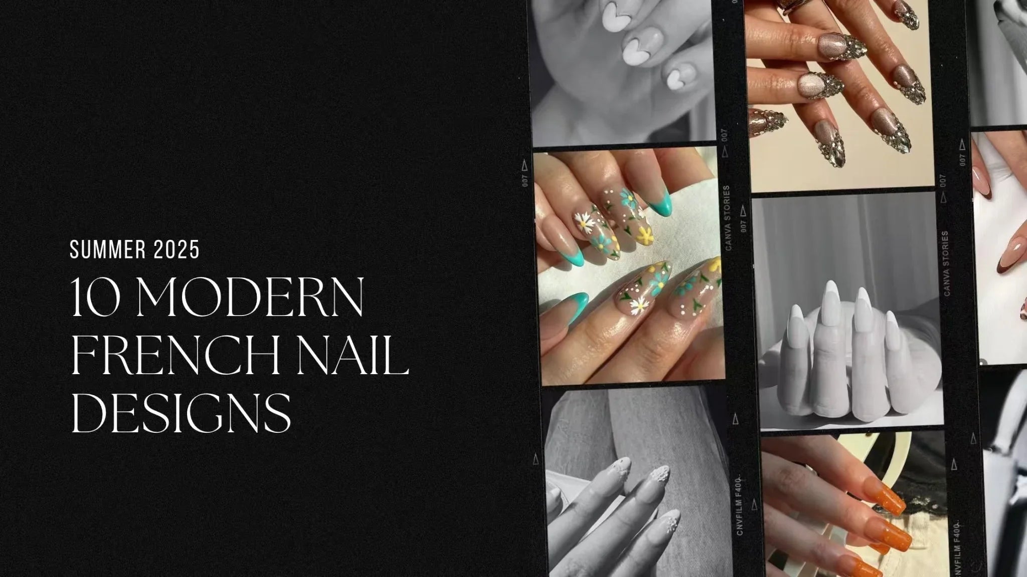 10 modern french nail designs