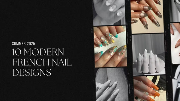 10 modern french nail designs
