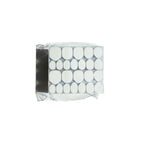 Pack of white nail jelly tabs in clear packaging on a white background