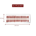 LuxeTip Blush Ombre press on nails medium almond