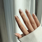 LuxeTip Glazed Donut Press On Nails Extra Short Square, On Hand Display 3