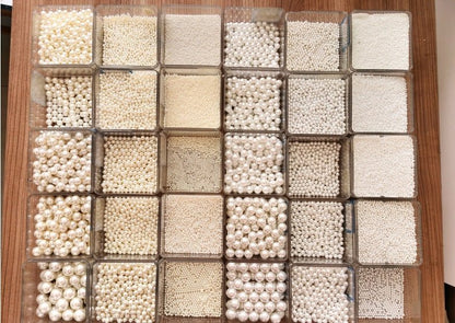 all pearl nail charms sizes display 
